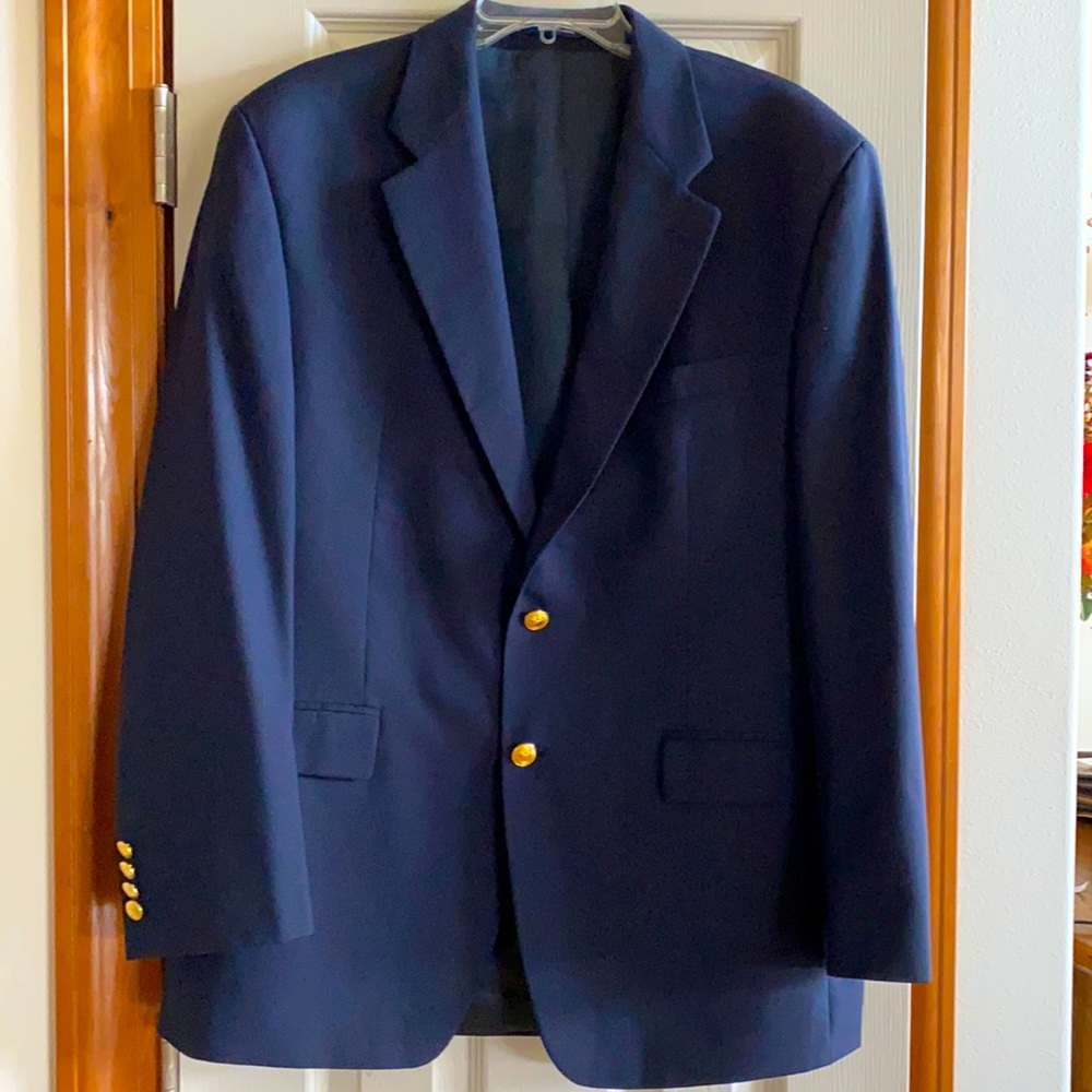 Men’s Chaps Navy Blue Blazer Jacket